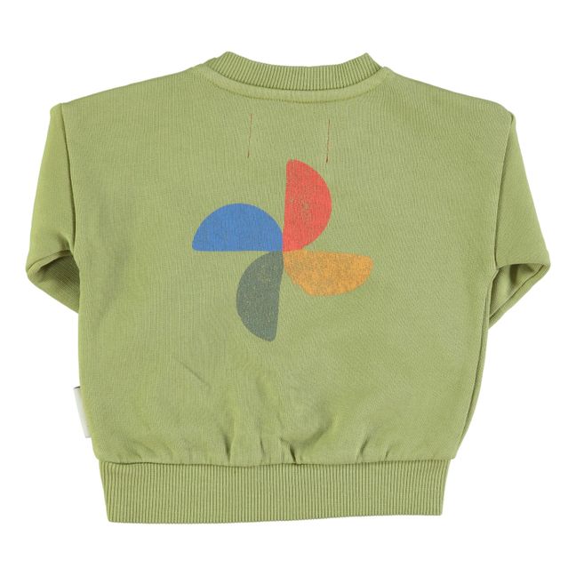 Calming Storm Organic Cotton Sweatshirt | Sage