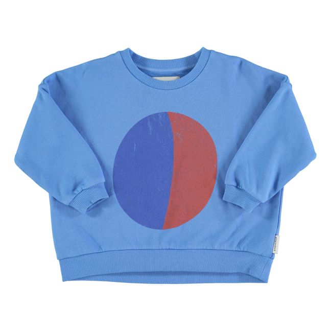 Organic Cotton Circle Sweatshirt | Blue