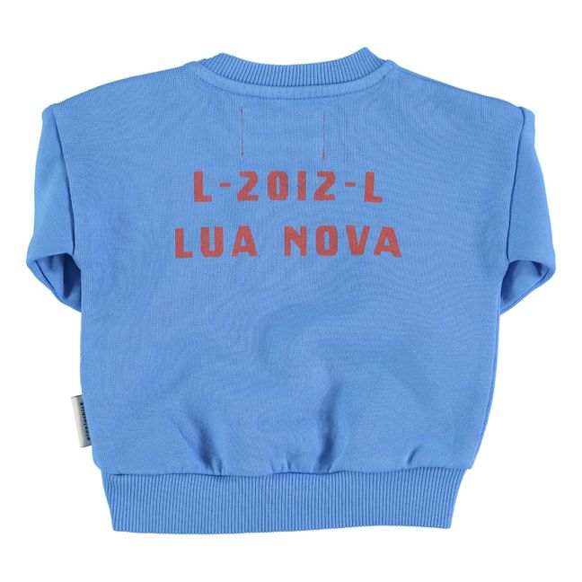 Organic Cotton Circle Sweatshirt | Blue
