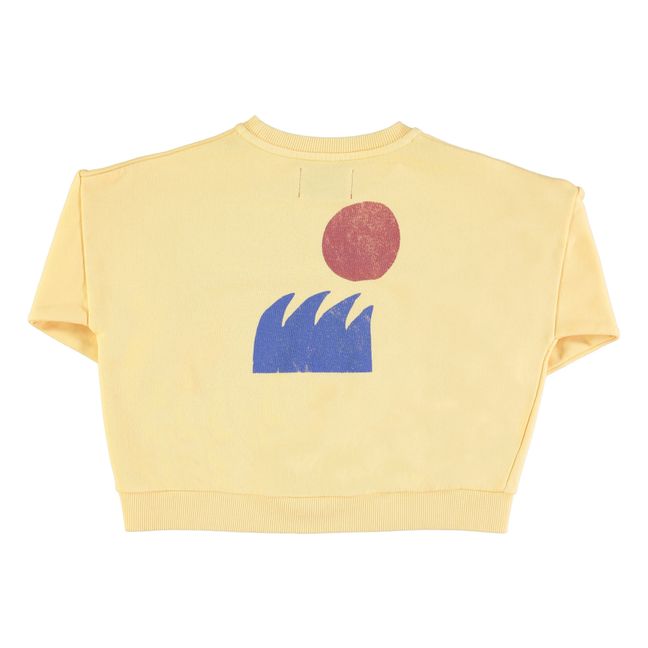 United Oceans Organic Cotton Sweatshirt | Yellow