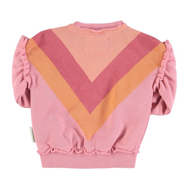 Organic Cotton Triangle Sweatshirt | Pink