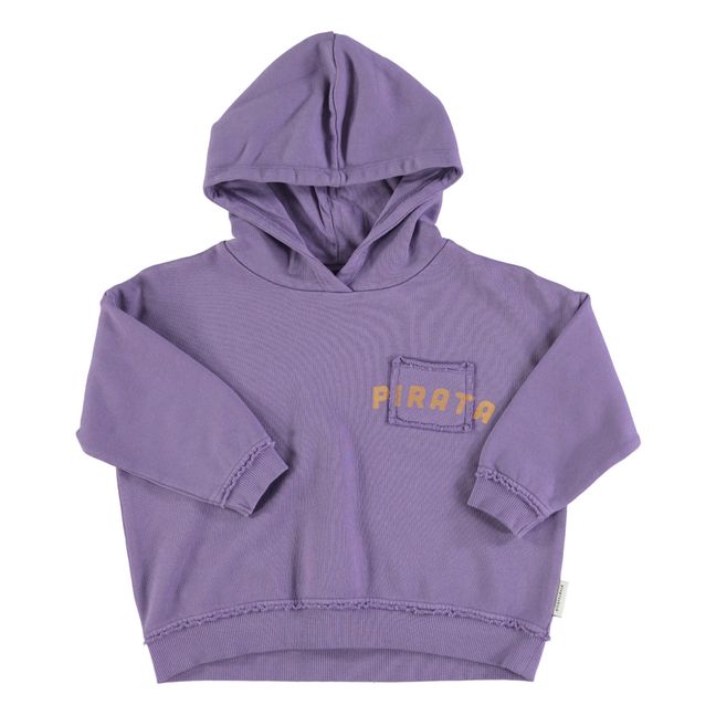 Sudadera de algodón orgánico Pirata | Violeta