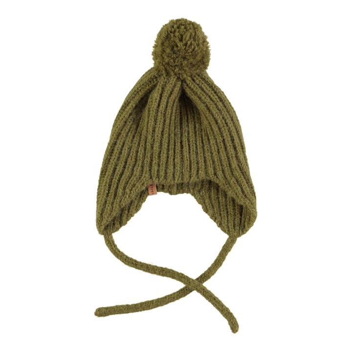 Piupiuchick Baby hat Olive green Smallable