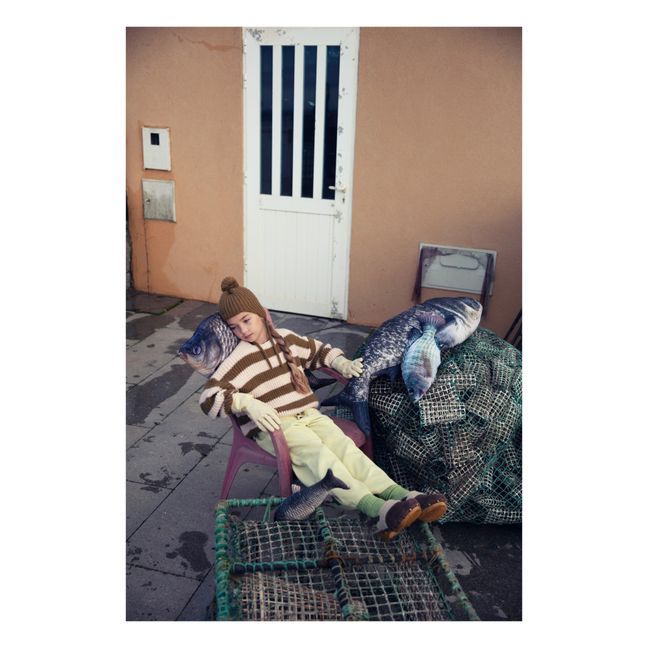 Striped Jumper | Sage