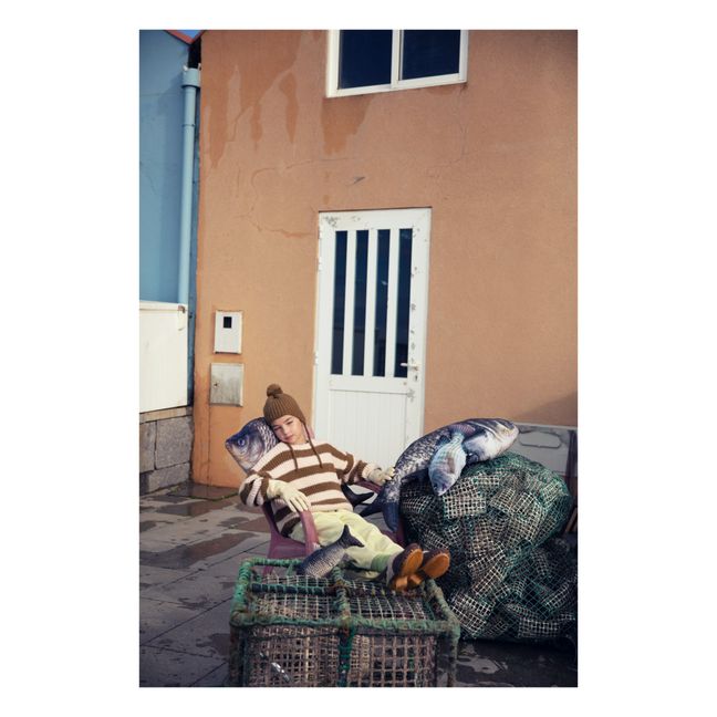 Striped Jumper | Sage