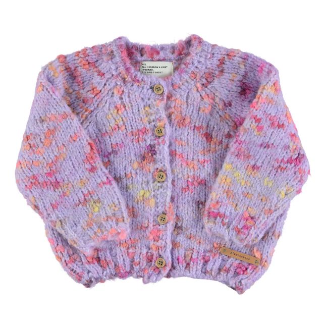 Multicolored Cardigan | Lilac