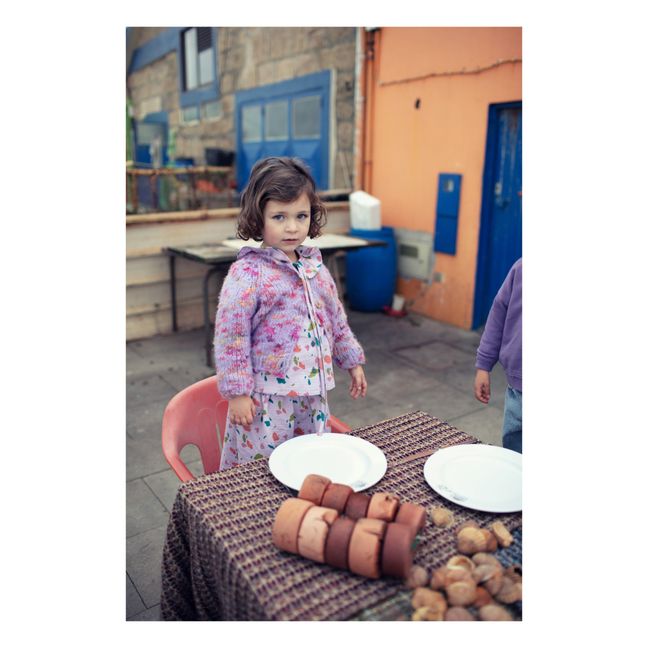 Multicolored Cardigan | Lilac
