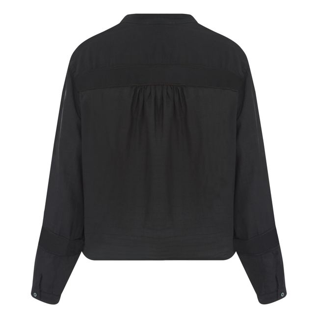 Blusa Detalles de Encaje | Negro