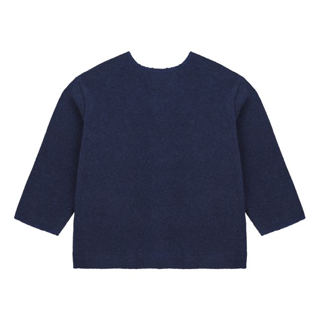 Cardigan Maille Poches | Bleu