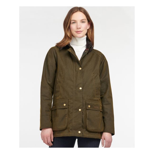 Chaqueta encerada Acorn | Verde Kaki