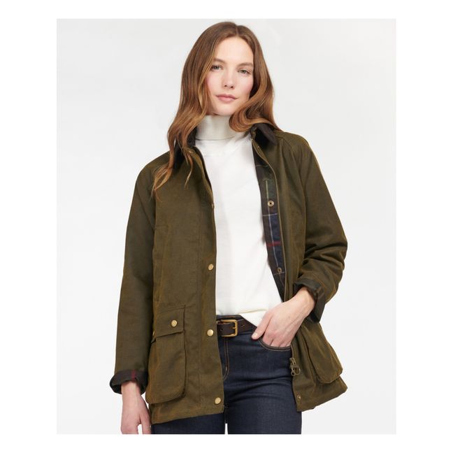 Chaqueta encerada Acorn | Verde Kaki