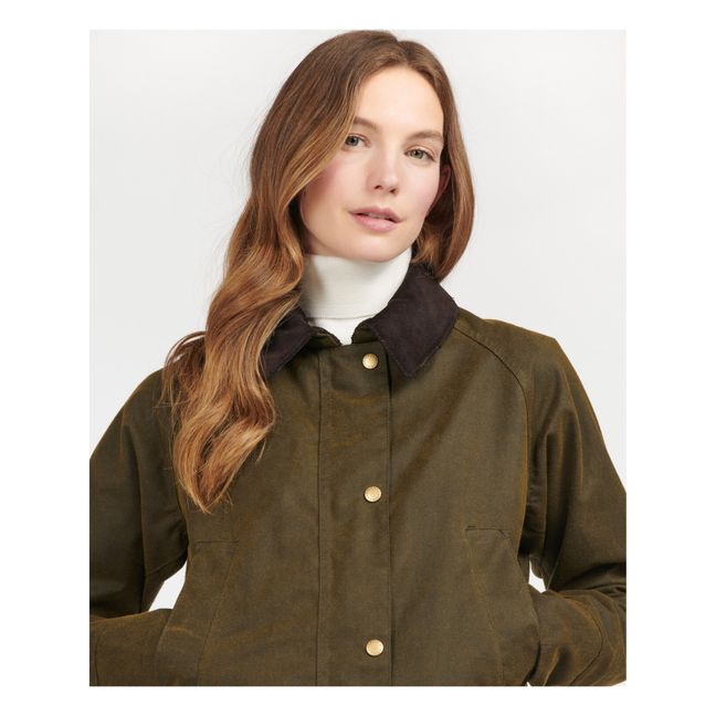 Chaqueta encerada Acorn | Verde Kaki