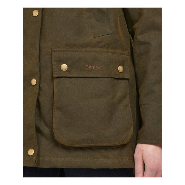 Chaqueta encerada Acorn | Verde Kaki