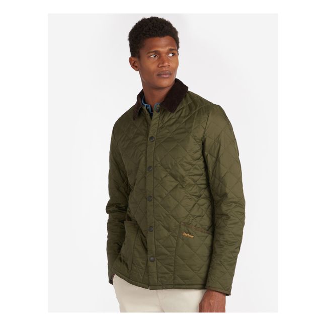 Heritage Liddesdale Quilted Jacket | Olive green