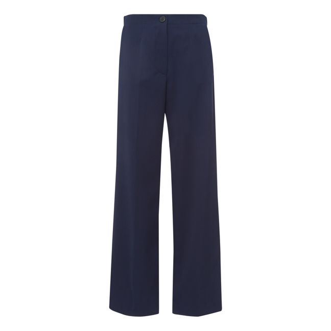 Pantalon Laine Froide | Bleu marine
