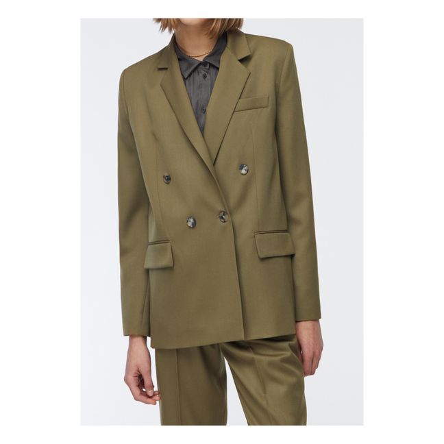 Chaqueta de lana Dorset | Marrón