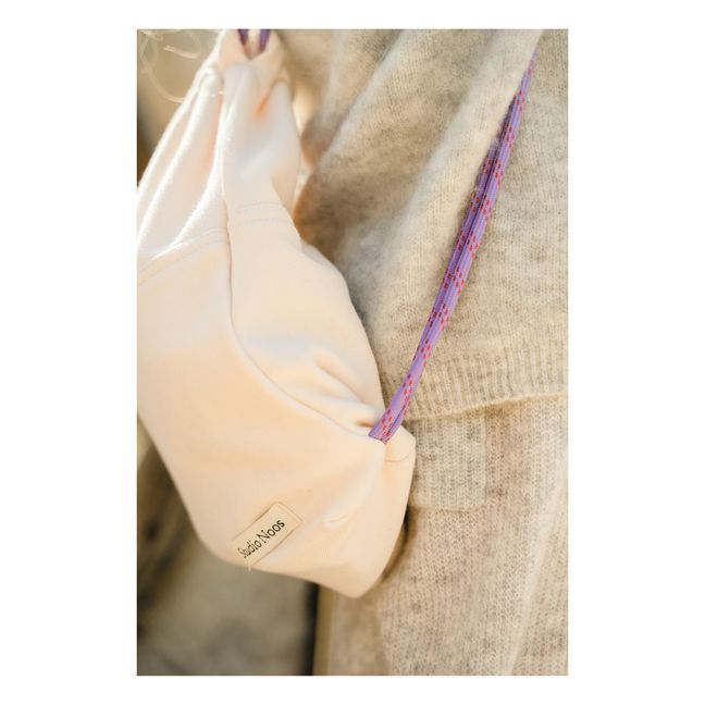 Sac de gym en jersey | Blanc/Écru