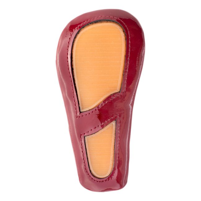 Chaussons T-Bar Minimilton Vernis | Bordeaux