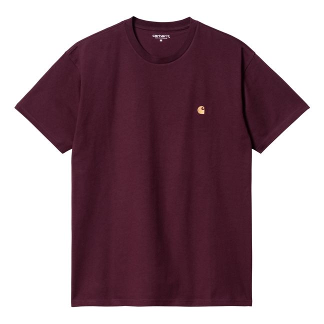 T-Shirt Chase Baumwolle | Burgunderrot