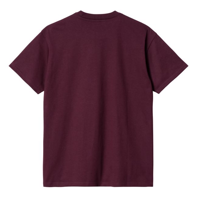 Chase Cotton T-Shirt | Burgundy