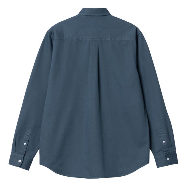 Madison Cotton Shirt | Petroleumblau