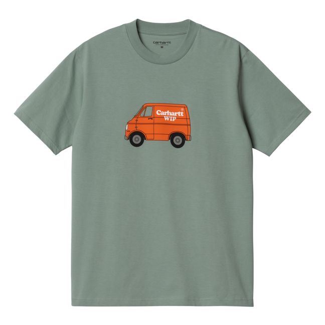 T-shirt Mystery Machine Coton Bio | Vert céladon