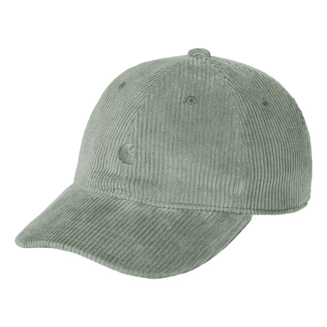 Gorra de terciopelo Harlem | Verde Celedón