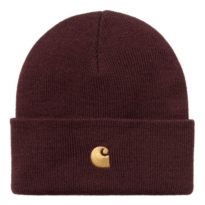 Carhartt store beanie burgundy