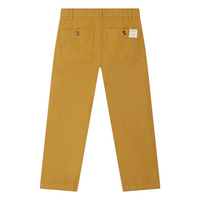 Pantalon Lin Darcy | Ocre