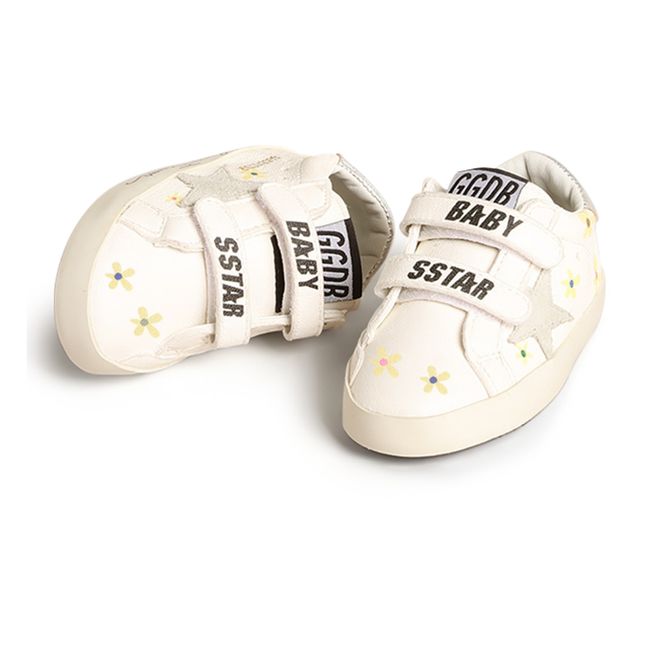 Sneakers mit Klettverschluss Baby School | Silber