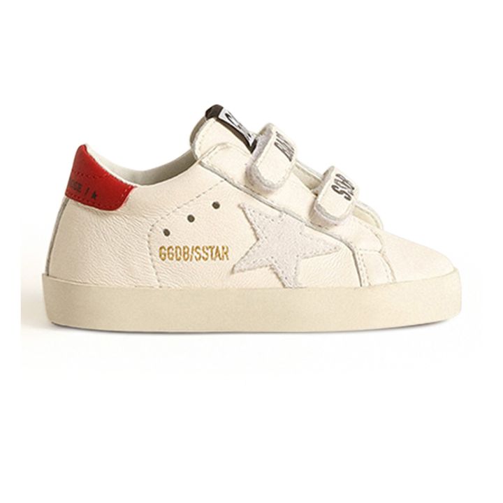 Baby School Scratch Sneakers | Red- Product image n°0