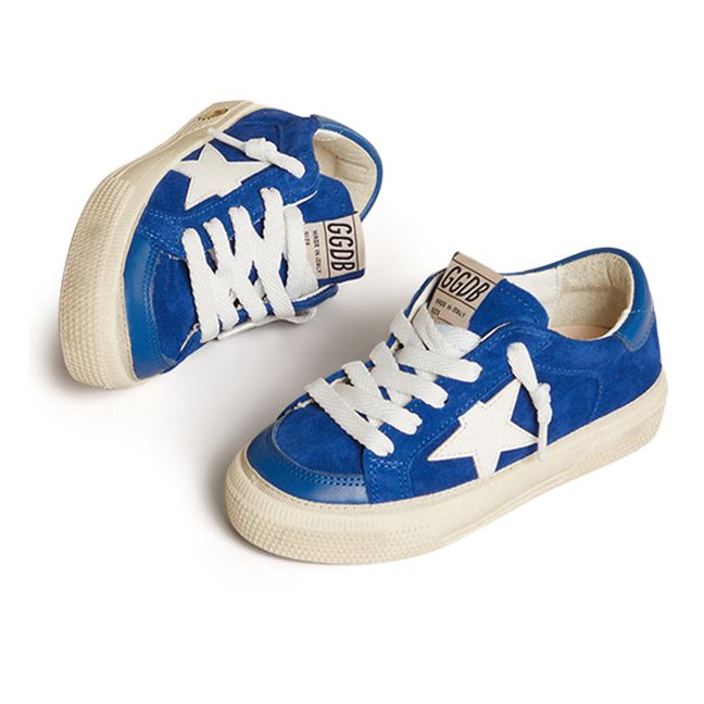 Sneakers mit Schnürsenkel May Wildleder | Blau