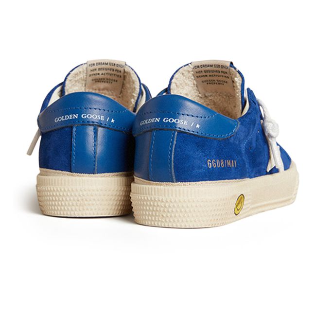 May Suede Lace-Up Sneakers | Blue