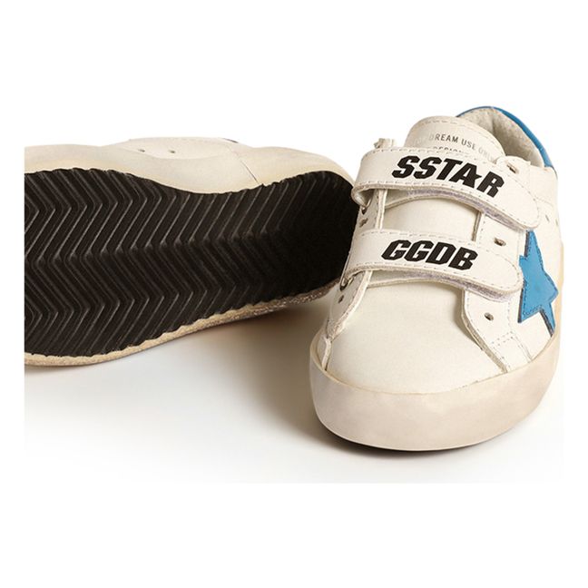 Old School Velcro Sneakers  | Blue