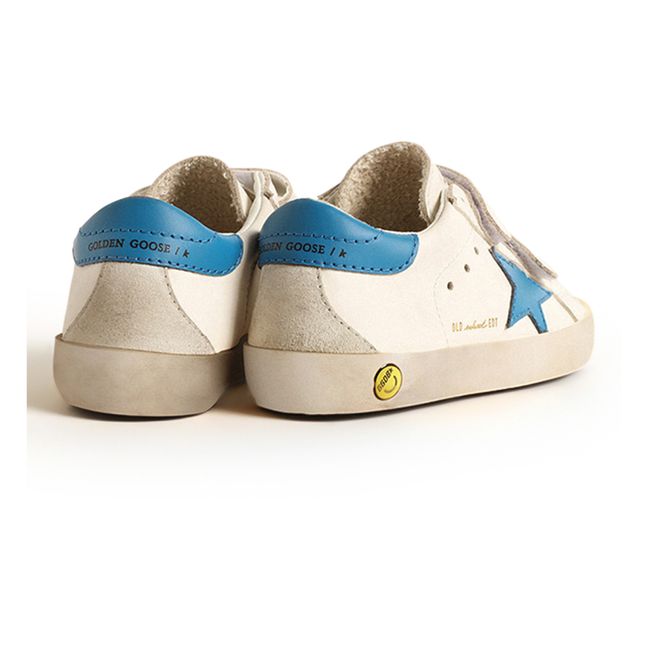 Zapatillas con velcro Old School  | Azul
