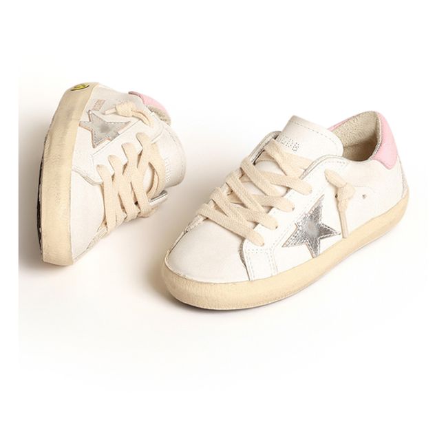 Super-Star Lace-up Sneakers | Rosa