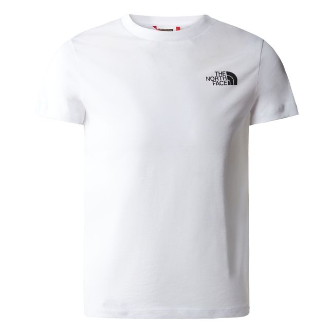 T-shirt semplice, modello: Dome | Bianco