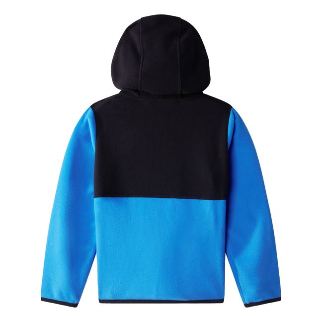 Glacier Fleece Hooded Jacket | Azure blue