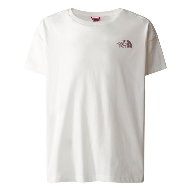 T-shirt Vertical Line  | Blanc