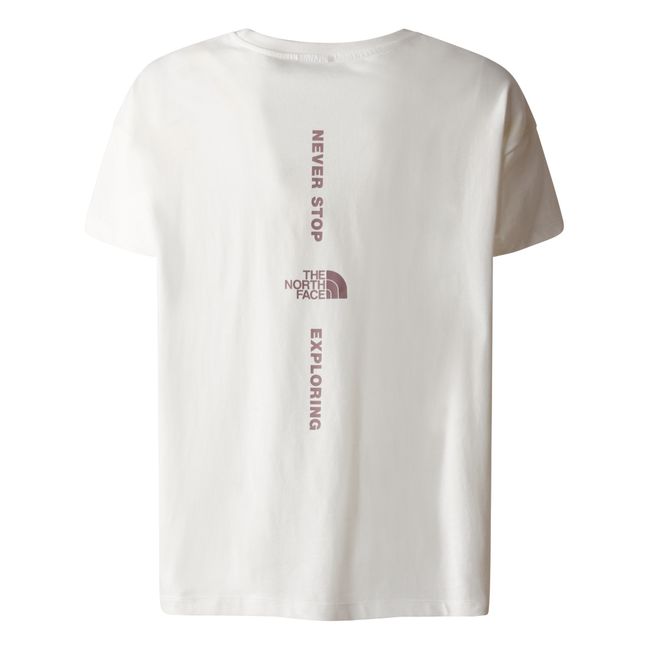 T-shirt Vertical Line  | Bianco