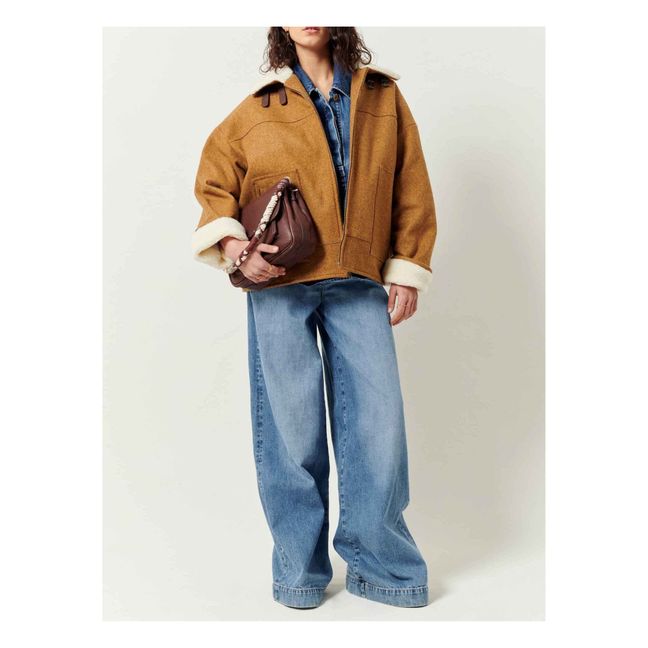 Manteau Alaska Laine Vierge | Honiggelb