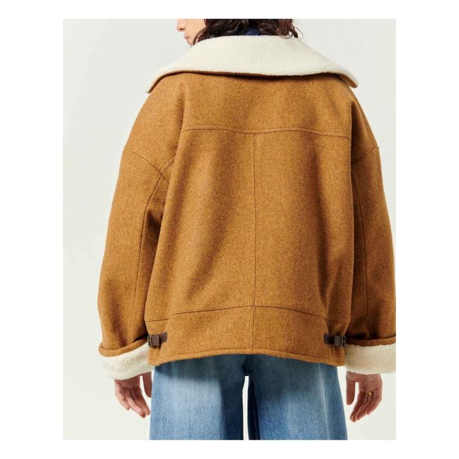Manteau Alaska Laine Vierge | Honiggelb