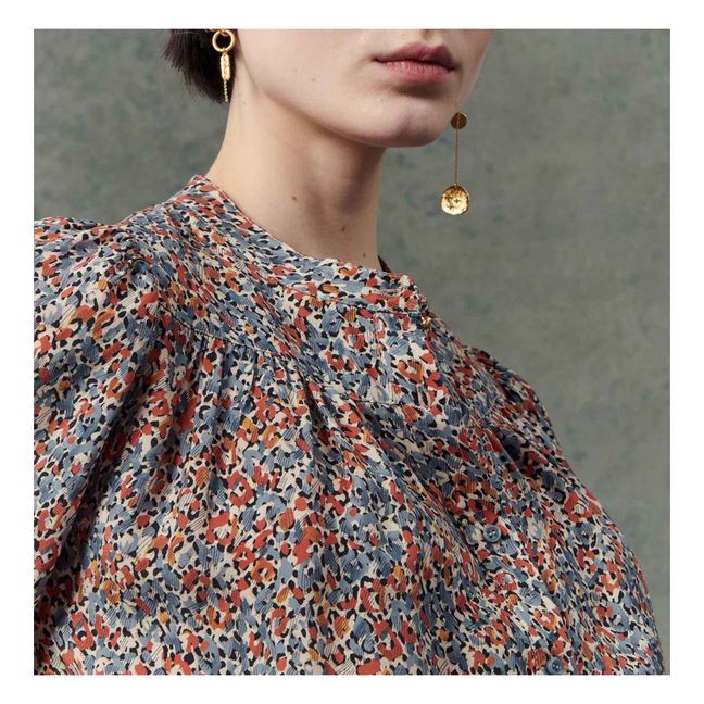 Blouse Leonce Cupro | Azul