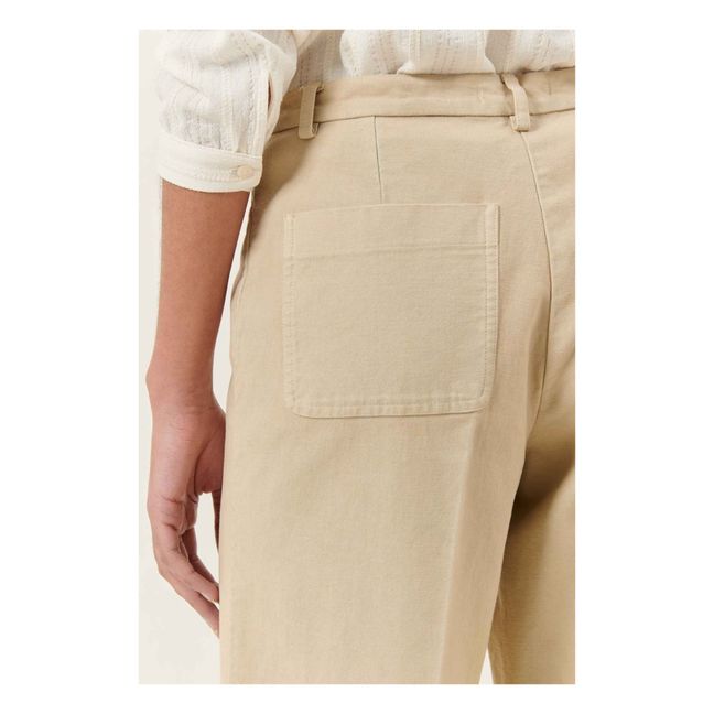 Pantalon Alberpeach | Ecru