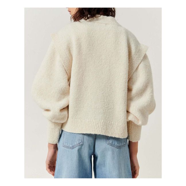 Cardigan Chincero Alpaga | Ecru