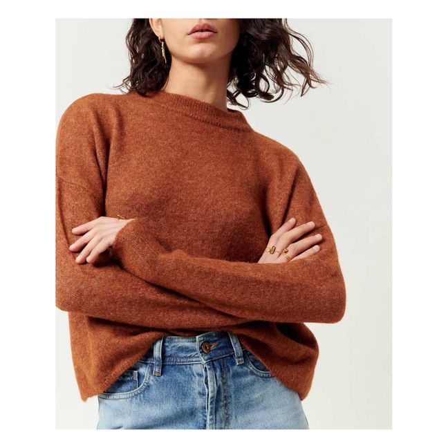 Pull Oversize Kunlun Laine et Alpaga | Cobre