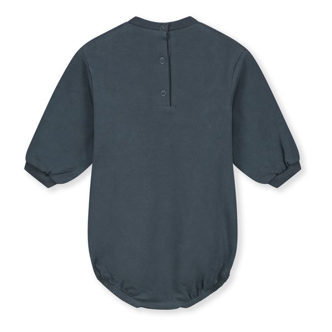 Barboteuse Coton Bio | Bleu gris