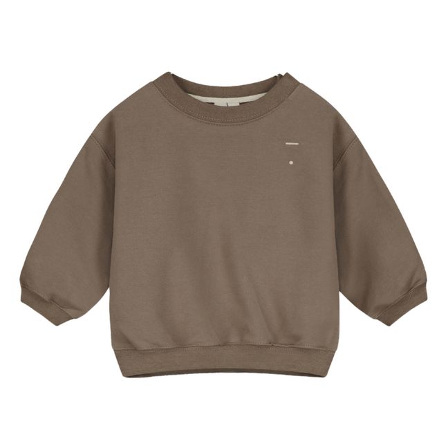 Sweat Coton Bio Bébé | Maulwurfsfarben