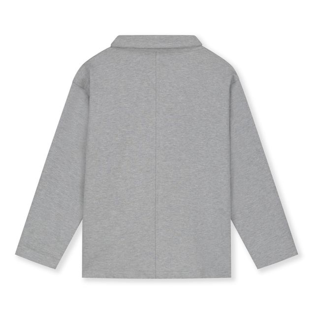 Camicia da camera in cotone biologico | Grigio