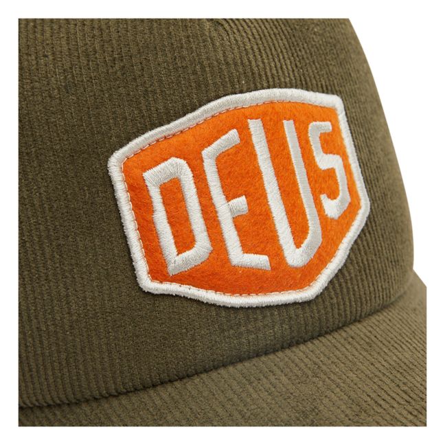 Casquette Shield Cord Trucker | Olive
